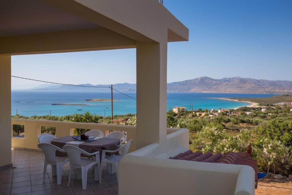 Elafonisos Amazing View Villa Bagian luar foto